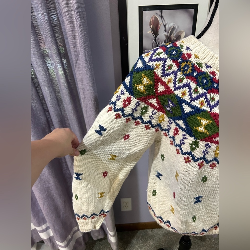Vintage Northern Isles Fair Isle Sweater - Picture 5 of 6